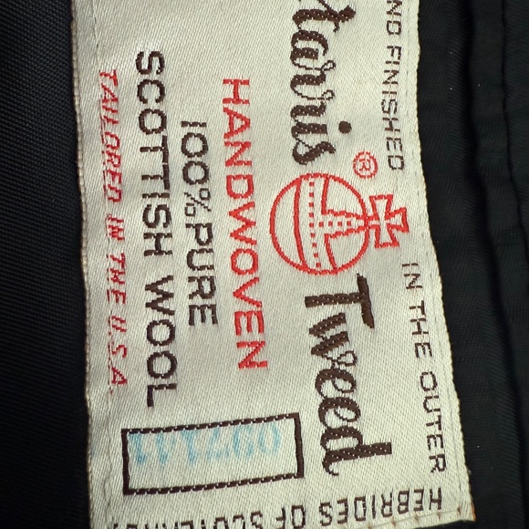 Mens Harris Tweed Sport Coat - Picture 5 of 12